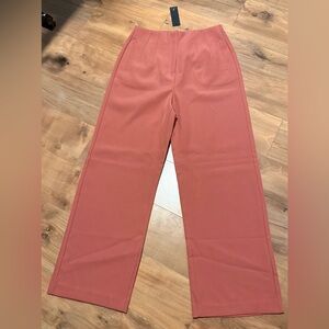 Lulu's Terracotta Wide-Leg Trousers